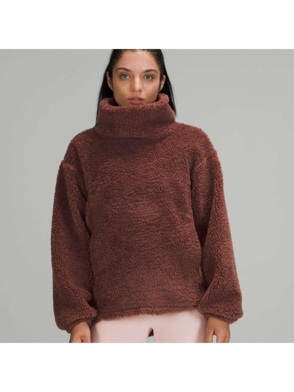 Lululemon Warmth Restore Long Pullover Smoky Topaz